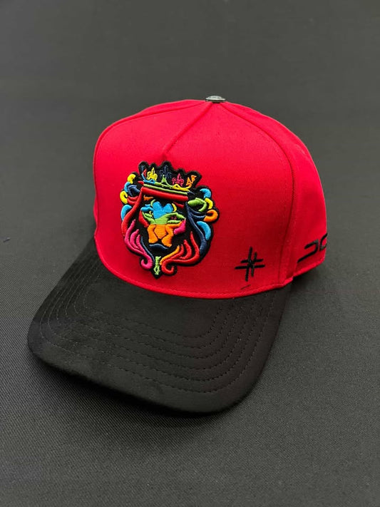 JC HATS THE KING RED
