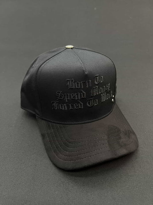 JC HATS SPEND MONEY TOTAL BLACK