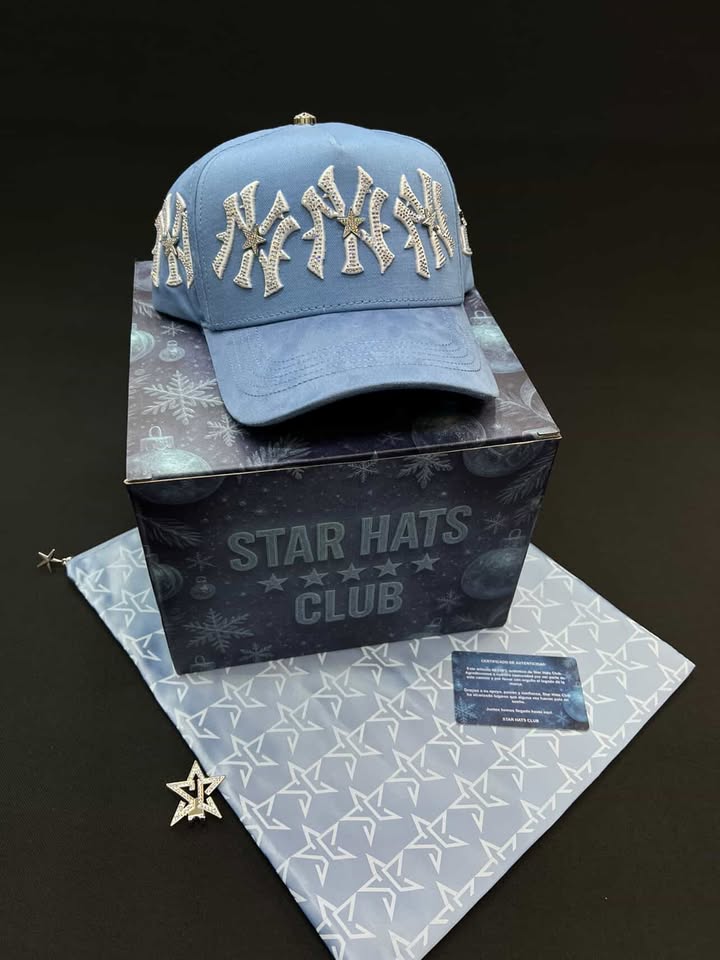 STAR HATS NY AZUL FULL SET