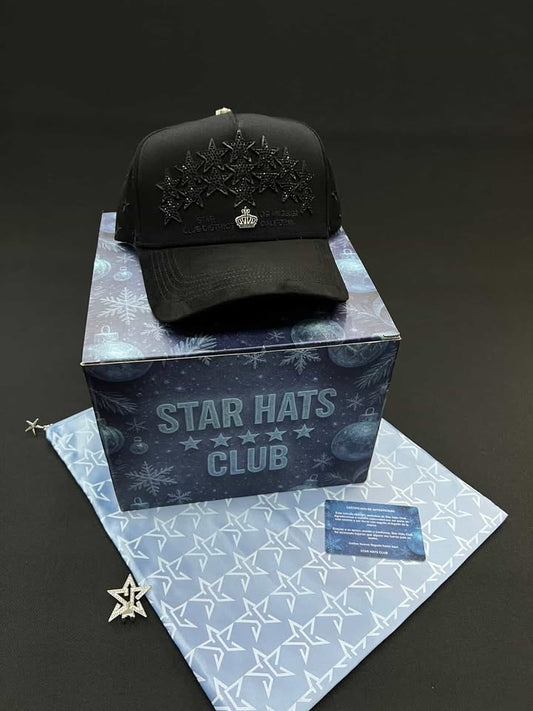 START HATS STARS TOTAL BLACK FULL SET